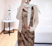 CHANEL 26S SCARF 90 IN SILK 305988