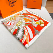 HERMES 26S SCARF 88 IN SILK 495804