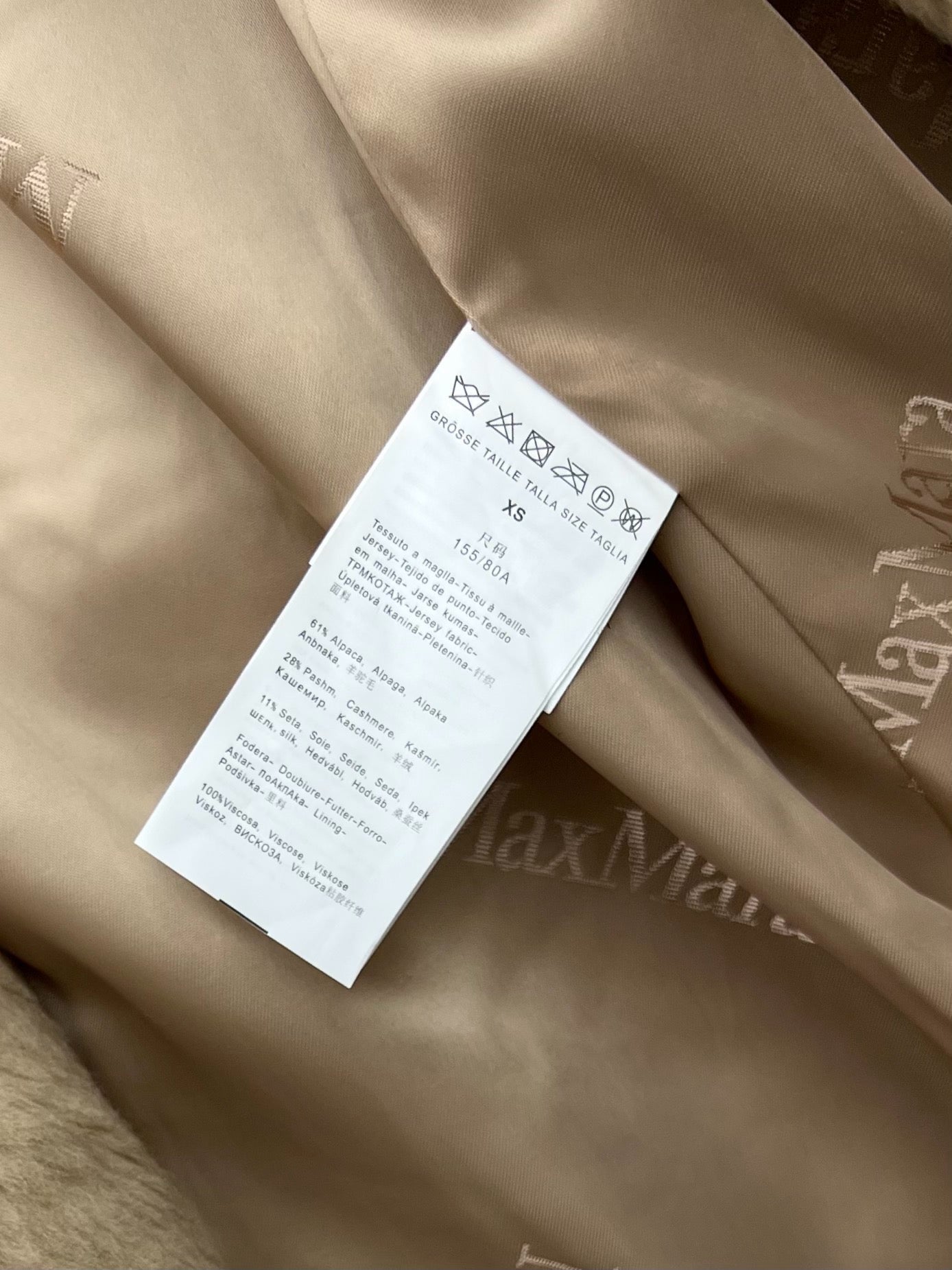 MAXMARA 25S LONG TEDDY COAT STYLE 258