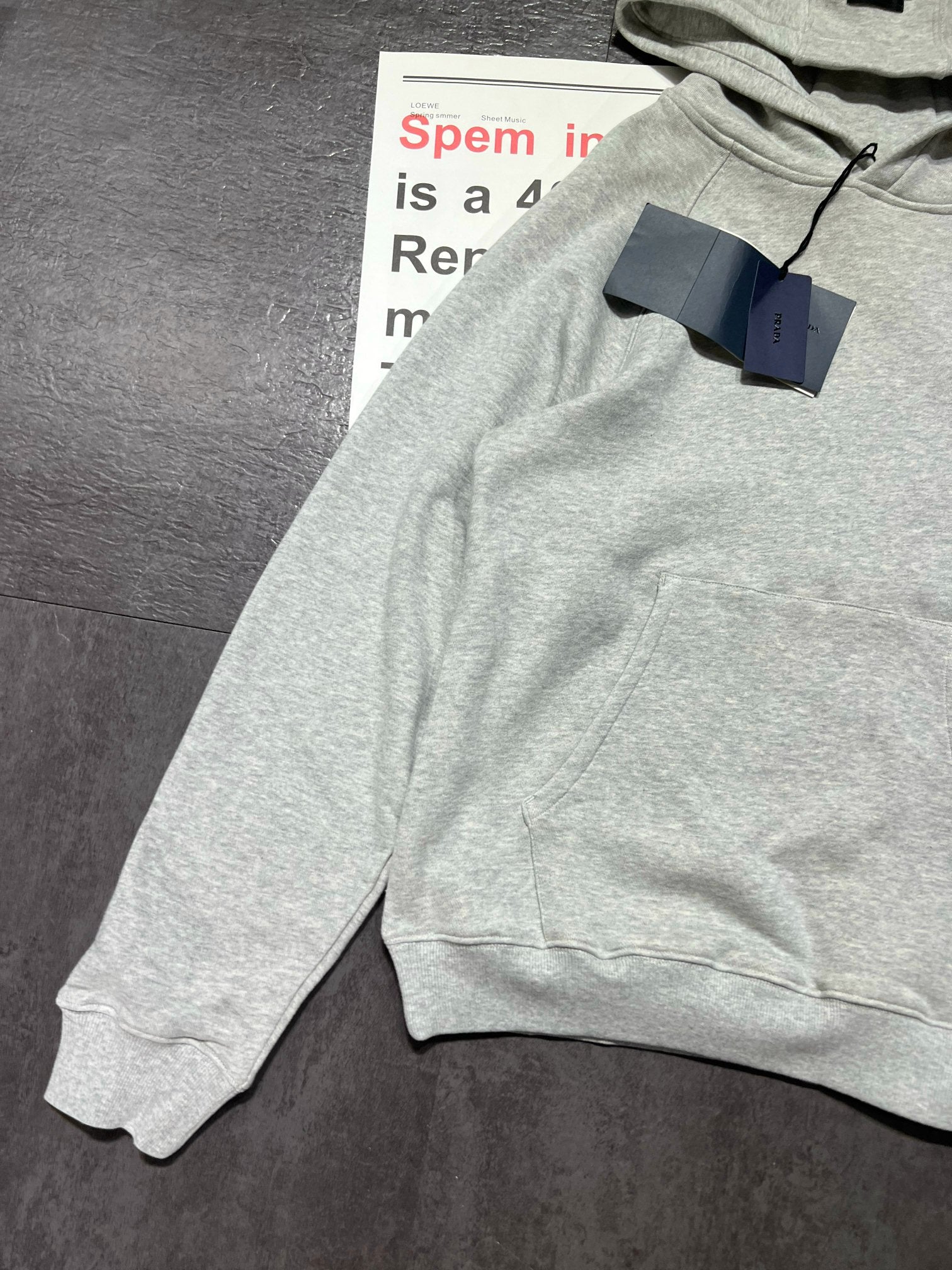 PRADA 26S HOODED SWEATSHIRT 1204