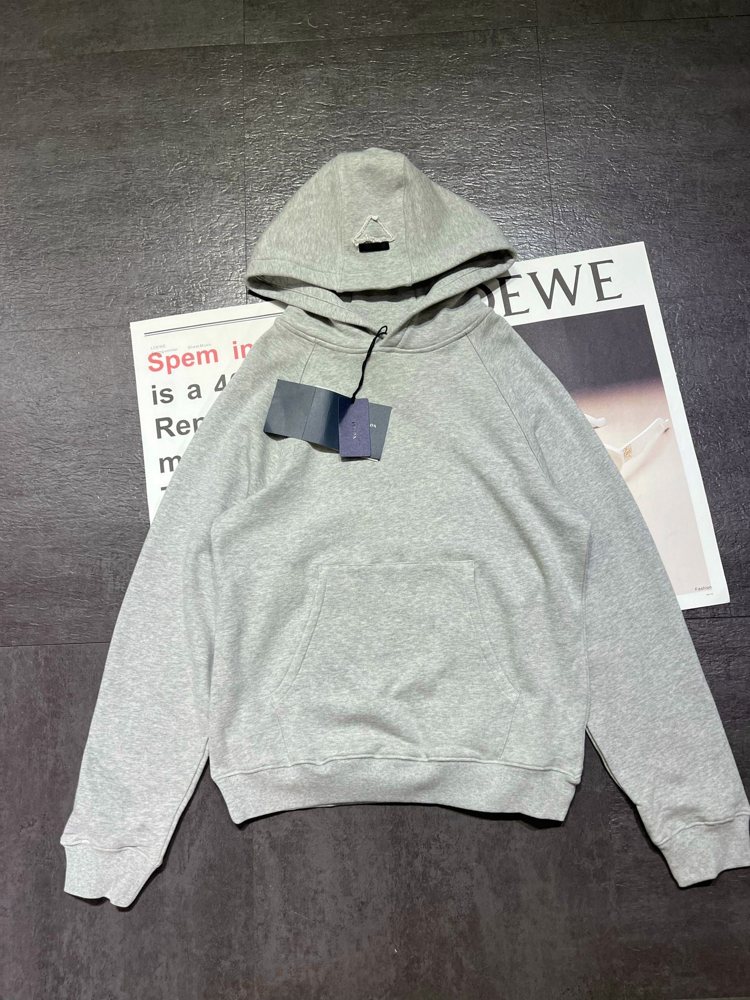 PRADA 26S HOODED SWEATSHIRT 1204