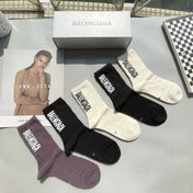 BALENCIAGA 26S CREW SOCKS 561313 (1 BOX)