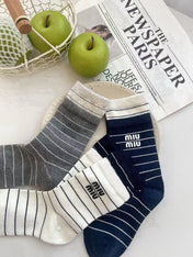 MIUMIU 26S CREW SOCKS 412421 (1 BOX)
