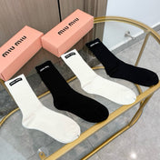 MIUMIU 26S CREW SOCKS 412422 (1 BOX)