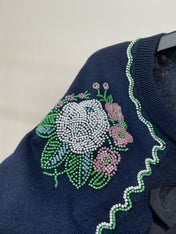 VALENTINO FLORAL LACE CARDIGAN 273154