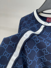 GUCCI CREW NECK CARDIGAN WITH WHITE TRIM 276013