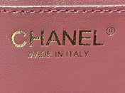 CHANEL 26S HOBO BAG 23 IN DARK RED QUILTED CALFSKIN