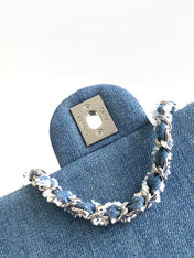 CC MINI 25 CLASSIC BAG IN BLUE COBALT DENIM