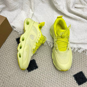 LOEWE 26S CLOUDSOLO SNEAKERS IN LIME YELLOW RECYCLED POLYESTER