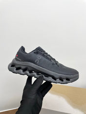 LOEWE 26S CLOUDTILT SNEAKER IN BLACK RECYCLED POLYESTER