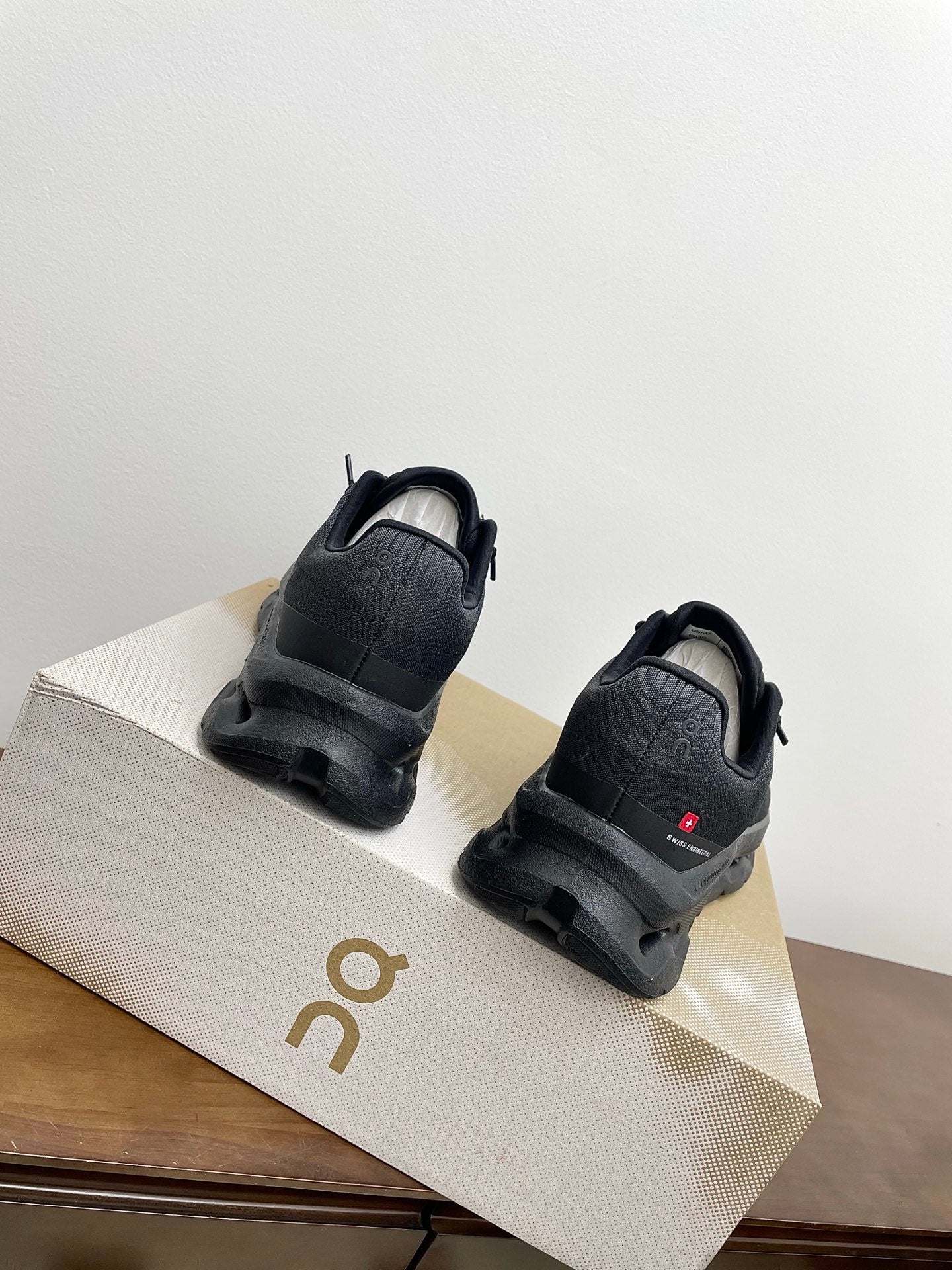 LOEWE 26S CLOUDTILT SNEAKER IN BLACK RECYCLED POLYESTER
