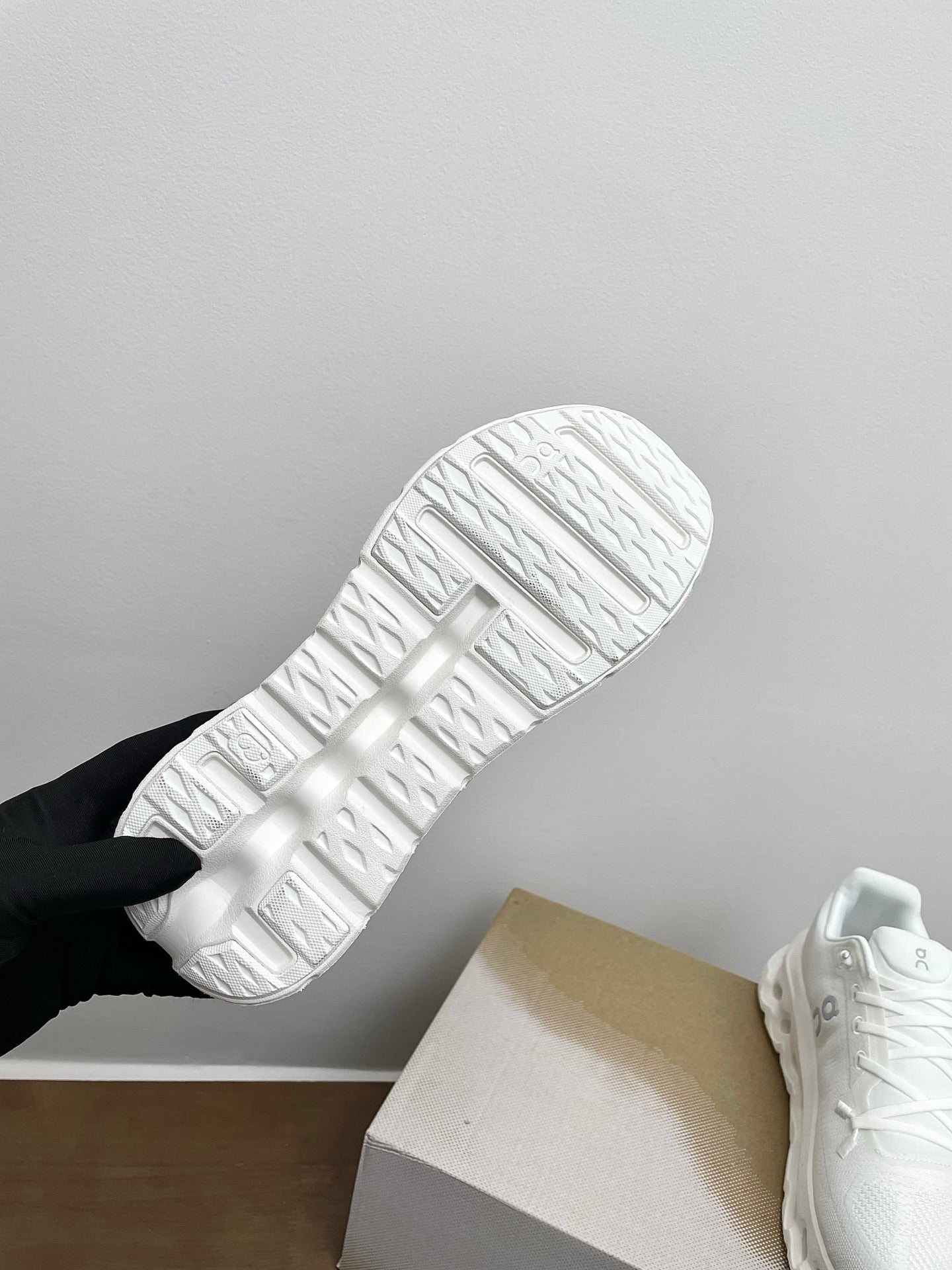LOEWE 26S CLOUDTILT SNEAKER IN WHITE RECYCLED POLYESTER