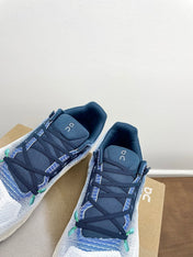 LOEWE 26S CLOUDTILT SNEAKER IN BLUE IVORY RECYCLED POLYESTER