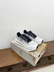 LOEWE 26S CLOUDTILT SNEAKER IN BLACK IVORY RECYCLED POLYESTER