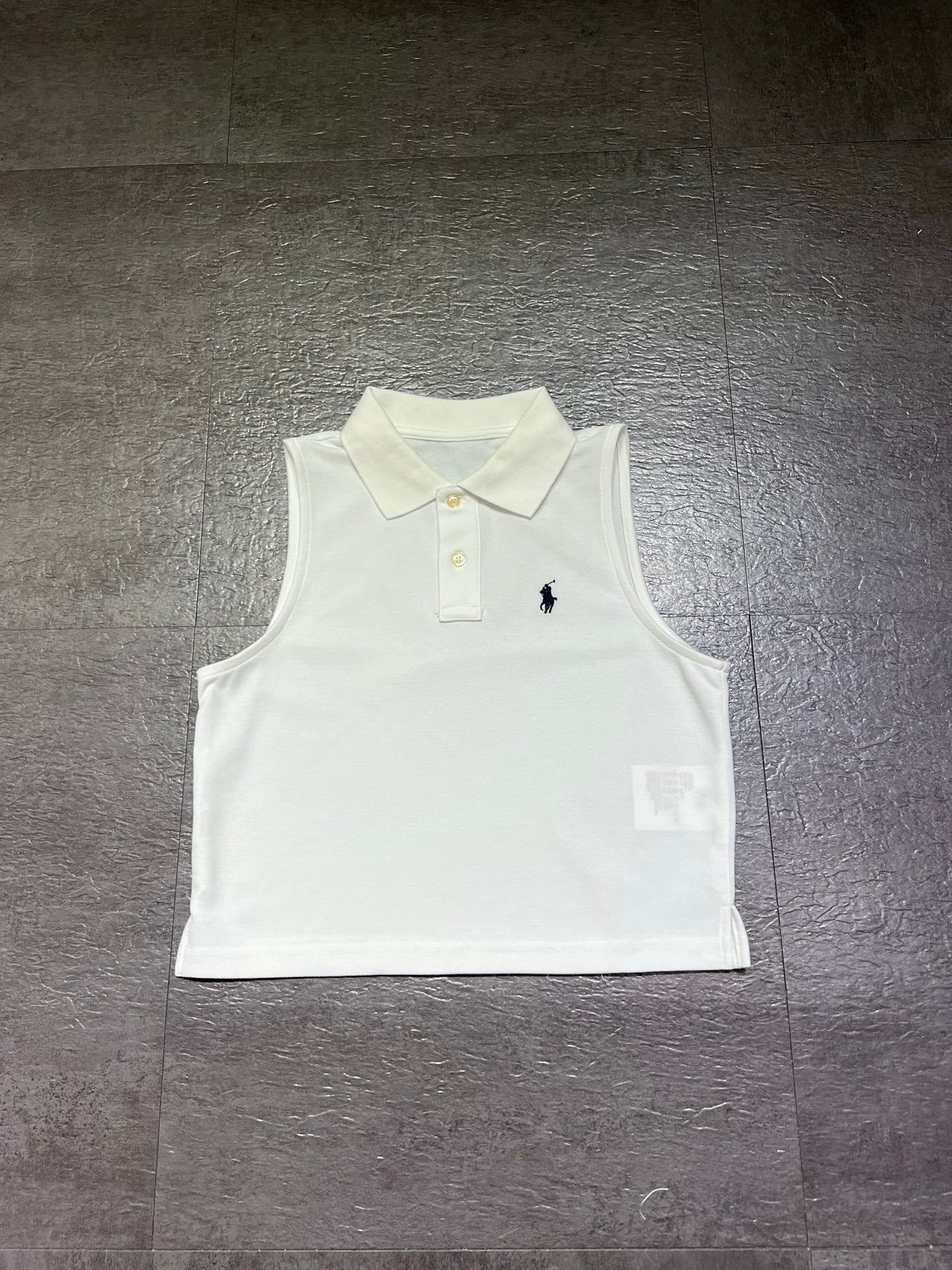 RALPH LAUREN 26S SLEEVELESS POLO TOP 475