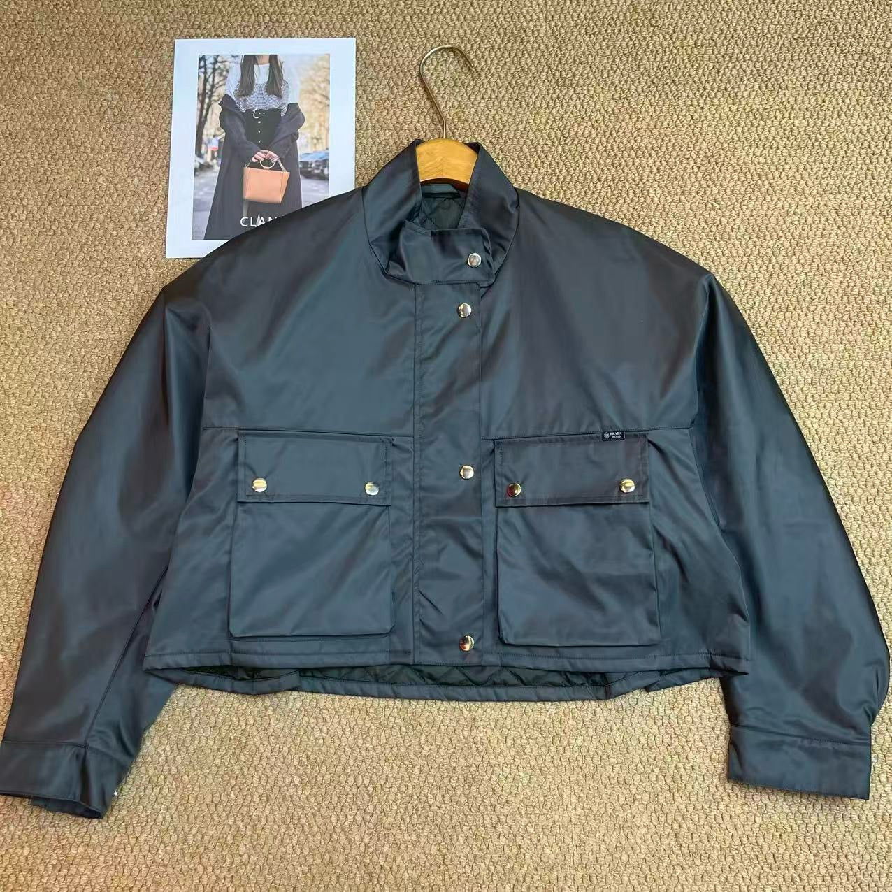 PRADA 26S CROPPED JACKET 1220