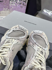 STAPLER SNEAKER IN BEIGE AND GREY POLYURETHANE AND POLYESTER