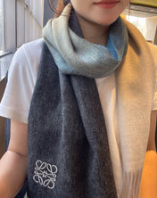 SCARF 180 CM IN COLORFUL CASHMERE AND WOOL 411659