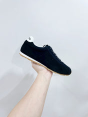 PLUME SUEDE SNEAKERS BLACK