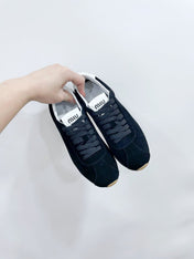 PLUME SUEDE SNEAKERS BLACK