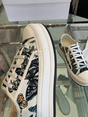 WALK'N PLATFORM SNEAKER IN COLORFUL EMBROIDERED FABRIC