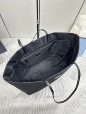 MEDIUM SHOPPING BAG 40 IN BLACK RE-NYLON FABRIC