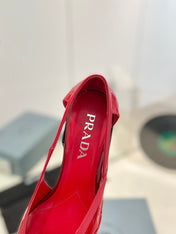 Pra Pumps 50 Square Sole Red Patent Leather