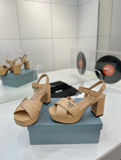 PRA HIGH HEELS 85MM IN BEIGE CALFSKIN