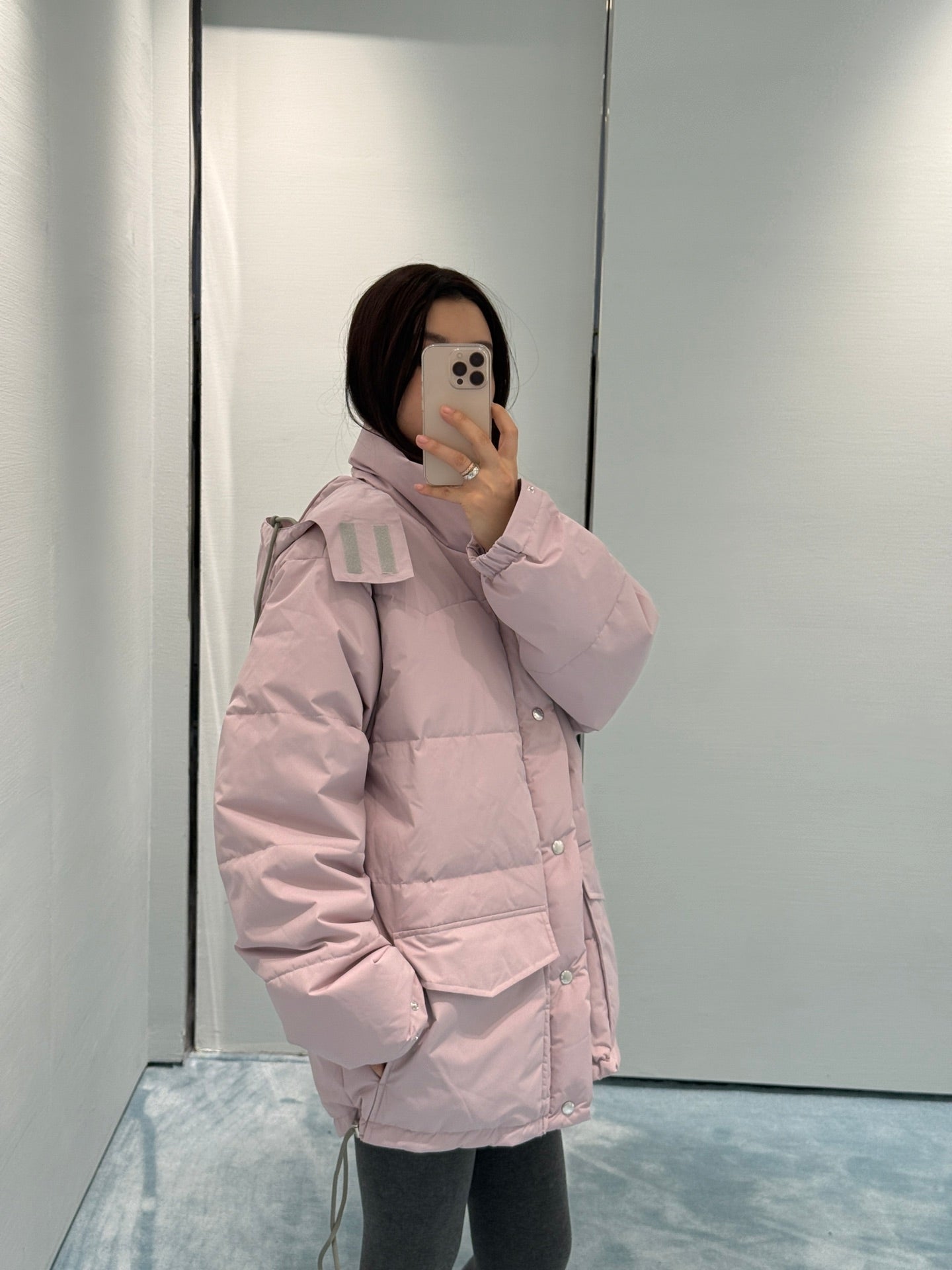 PRADA 26S HOODED DOWN PUFFER JACKET 1241