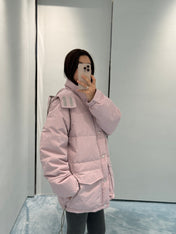 PRADA 26S HOODED DOWN PUFFER JACKET 1241