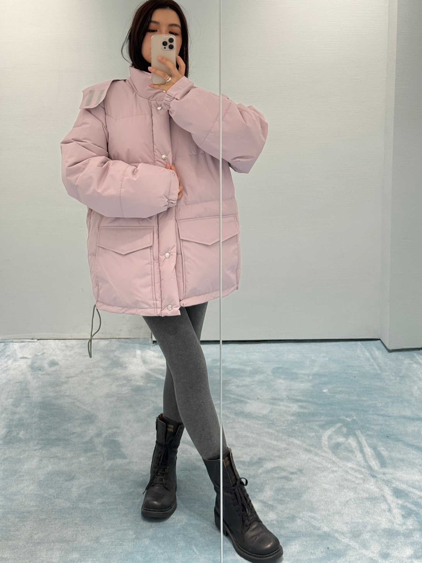 PRADA 26S HOODED DOWN PUFFER JACKET 1241