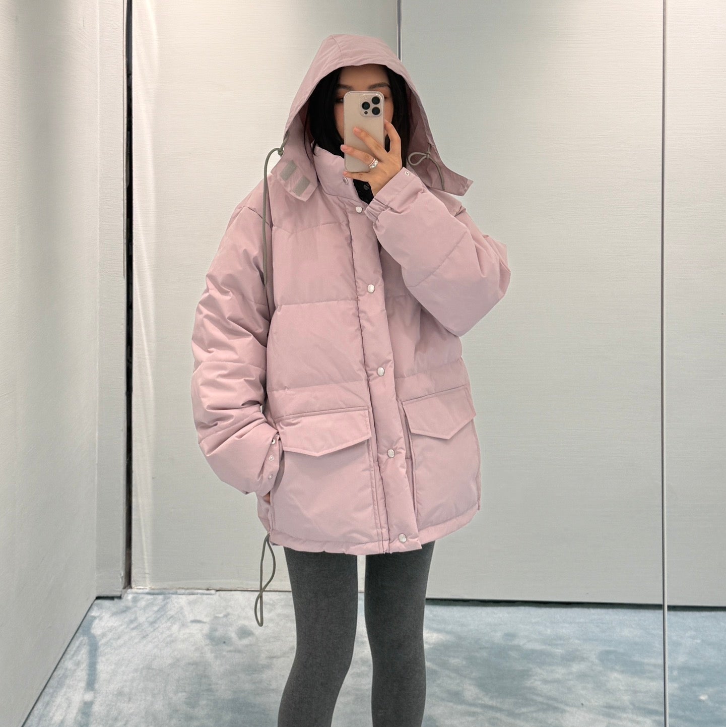 PRADA 26S HOODED DOWN PUFFER JACKET 1241