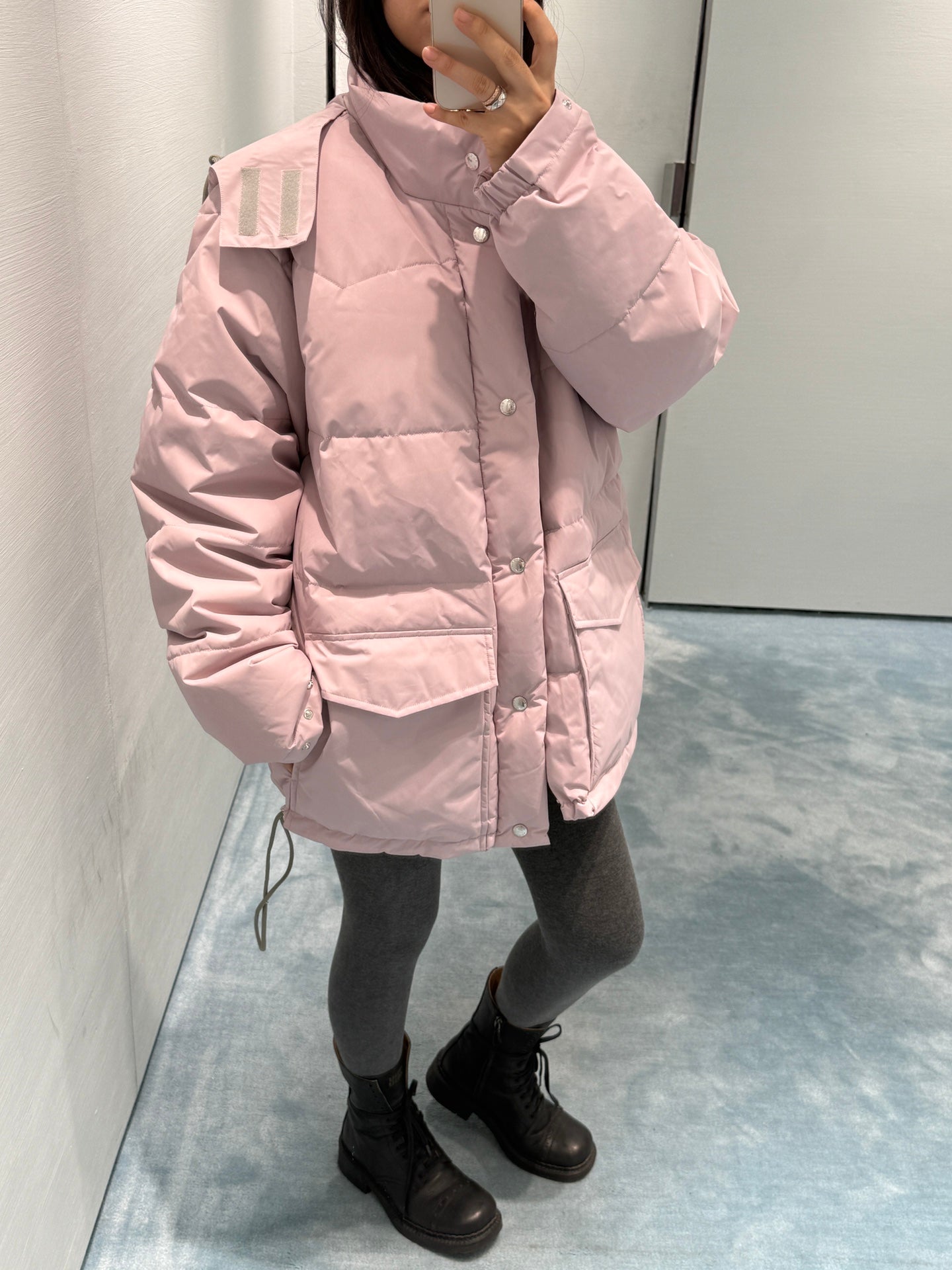 PRADA 26S HOODED DOWN PUFFER JACKET 1241