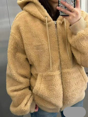 CELINE 26S HOODED SHERPA JACKET 691