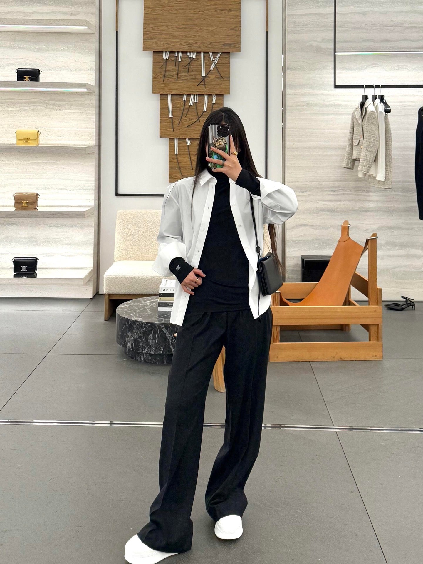 CELINE 26S WIDE-LEG PANTS 690