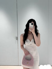 MIUMIU 26S KNIT SLIP DRESS 947