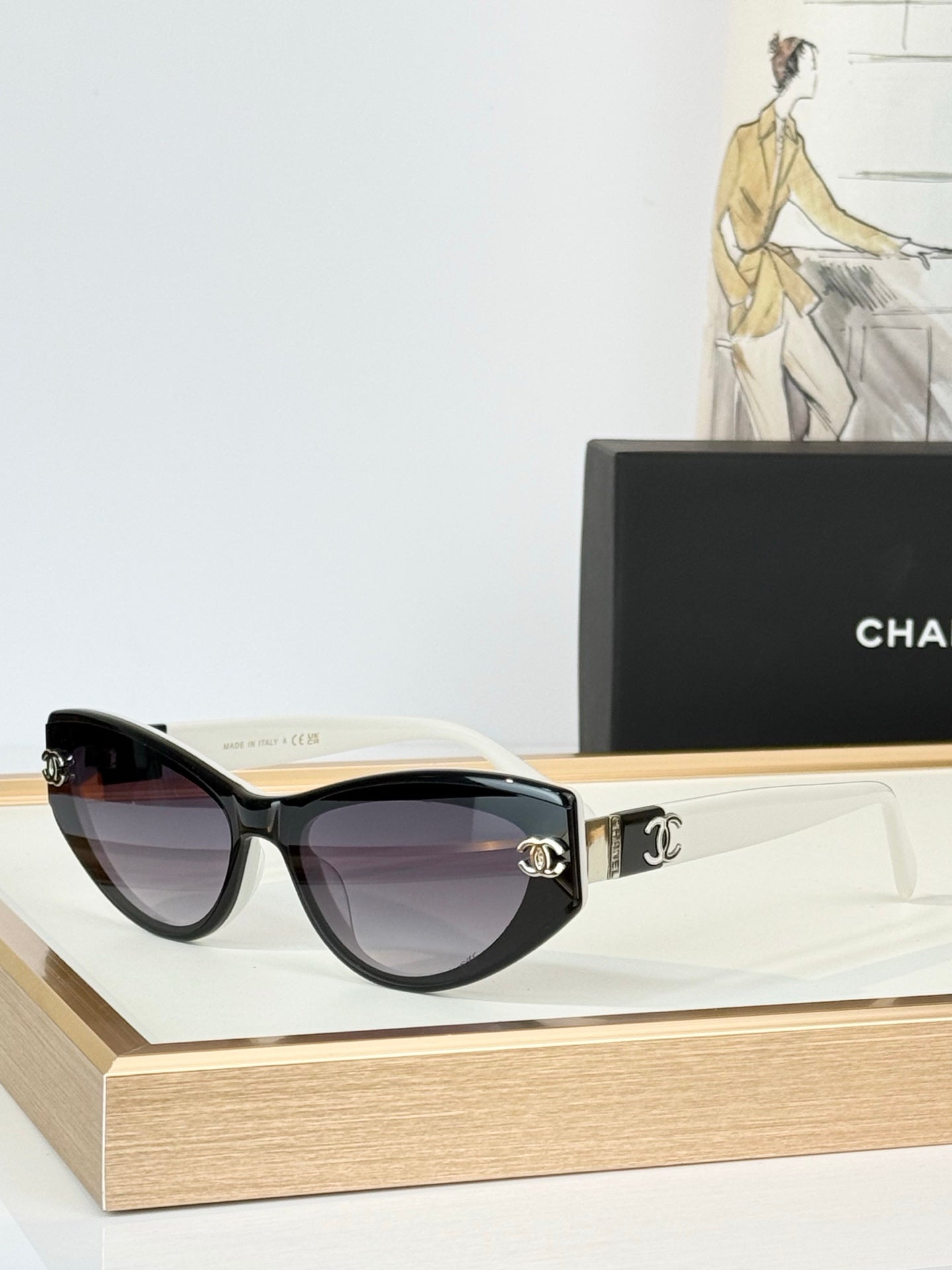 CHANEL 26S CAT EYE FRAME IN ACETATE 404531