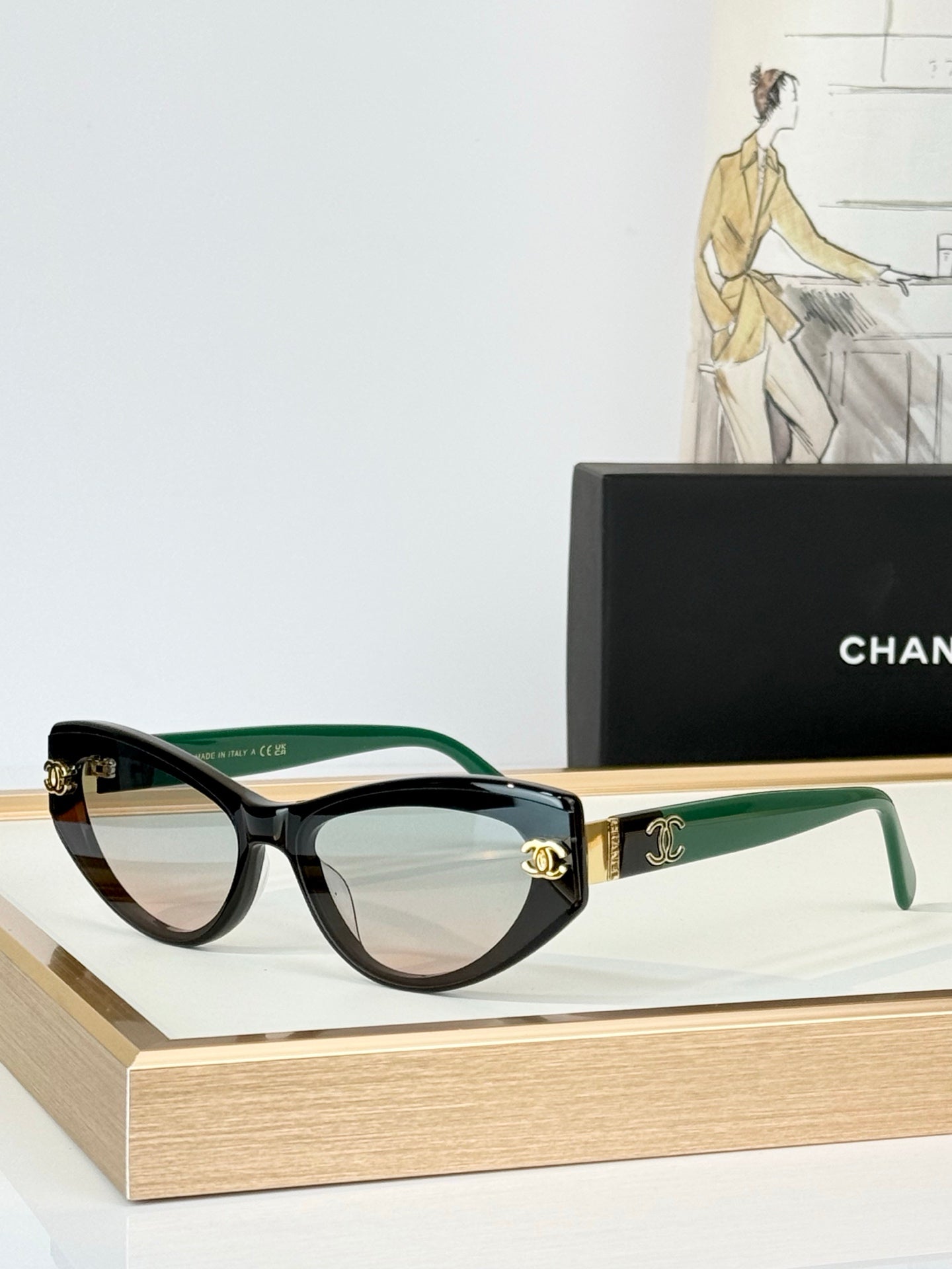 CHANEL 26S CAT EYE FRAME IN ACETATE 404531