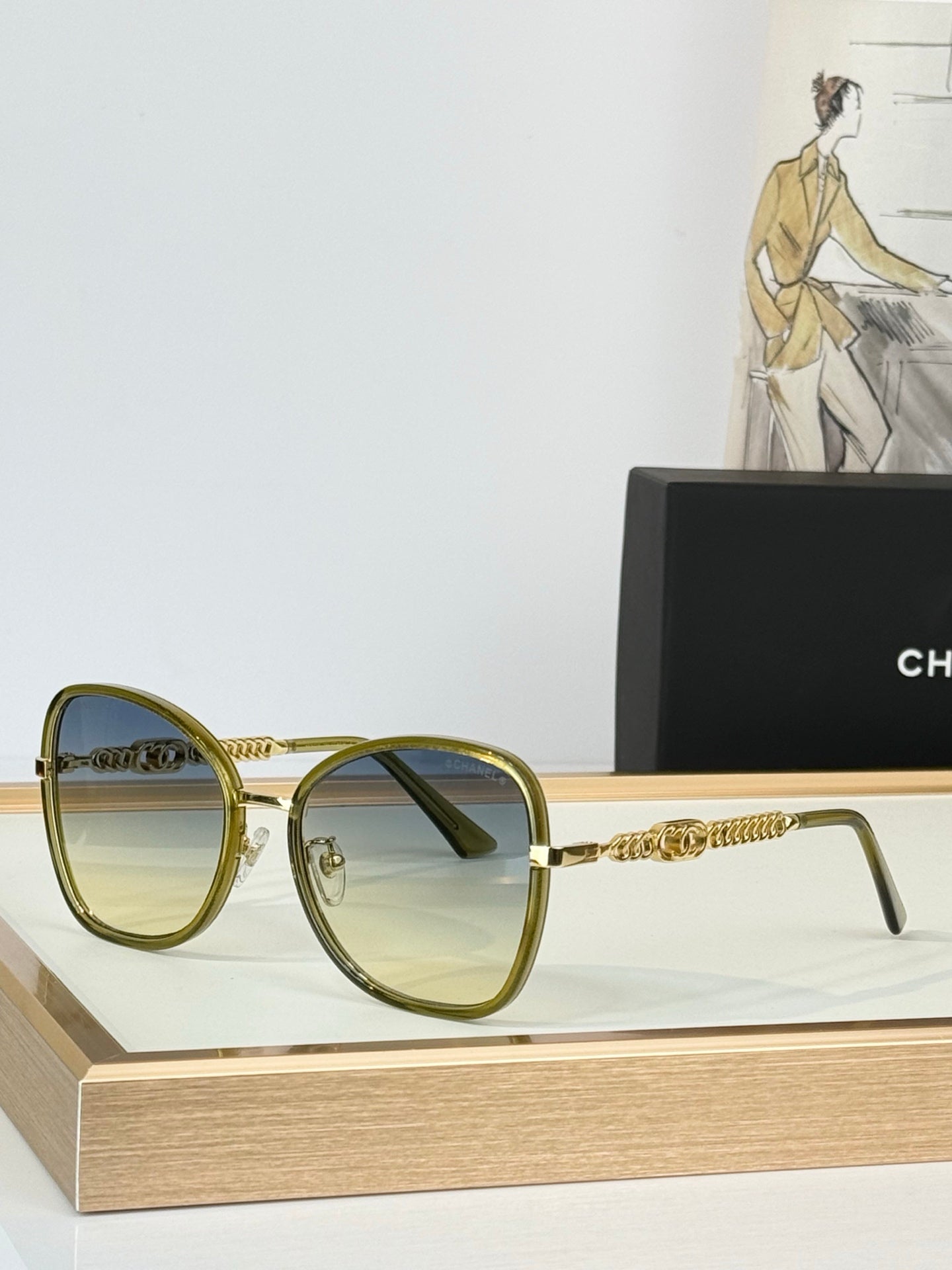 CHANEL 26S OVAL FRAME IN ACETATE 404532