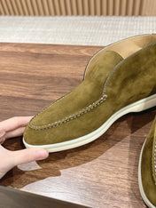 LP OPEN WALK LOAFERS BRIGHT OLIVE SUEDE