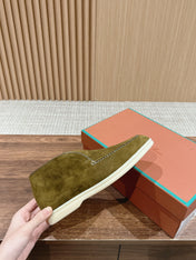 LP OPEN WALK LOAFERS BRIGHT OLIVE SUEDE