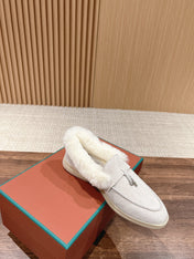 LP SUMMER CHARMS WALK LOAFERS LIGHT GRAY FLEECE
