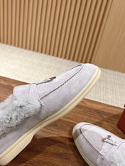 LP SUMMER CHARMS WALK LOAFERS BRIGHT GRAY FLEECE