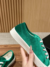 CONVERSE SNEAKER IN TEAL GREEN VELVET