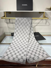 CHANEL 25S SCARF 185 CM IN CASHMERE 943078