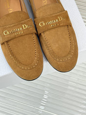 DIOR LOAFER 25S IN LIGHT BROWN SUEDE
