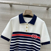 GUCCI SHORT-SLEEVE KNIT TOP 138