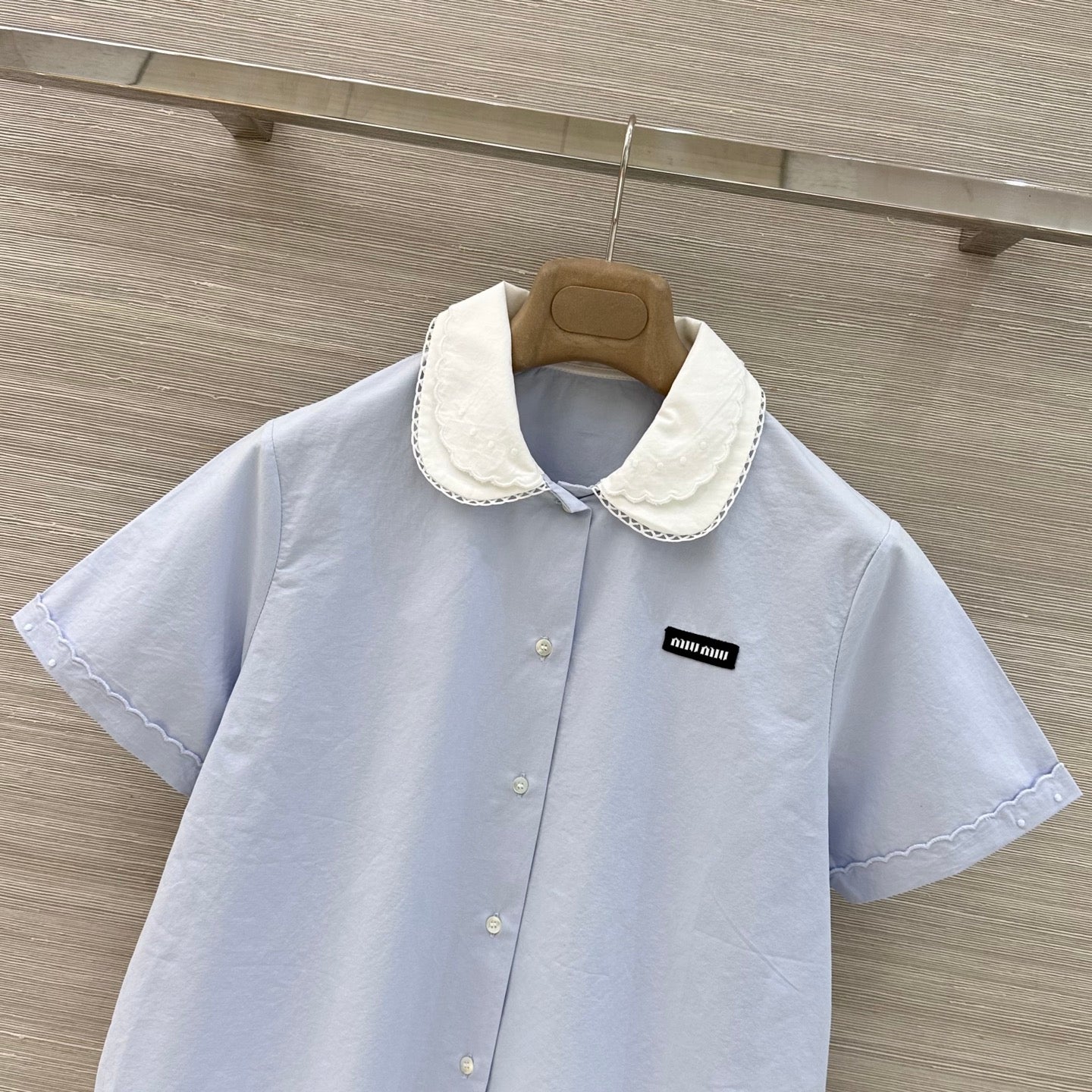 MIUMIU 26S SHORT-SLEEVE SHIRT STYLE 1112
