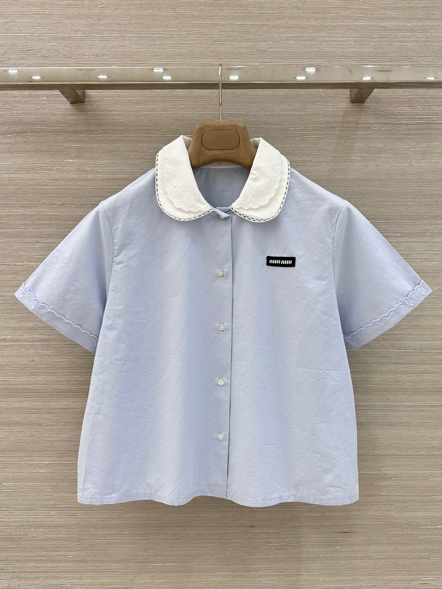 MIUMIU 26S SHORT-SLEEVE SHIRT STYLE 1112