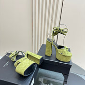 BIANCA PLATFORM SANDALS IN LIMERICK SUEDE